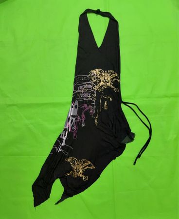 Black Graphic Romper