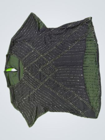 Black Sequined Top