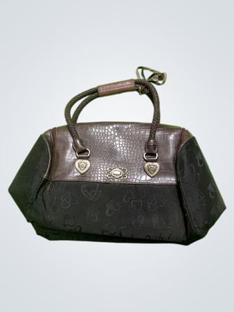 Brown and Black Handbag