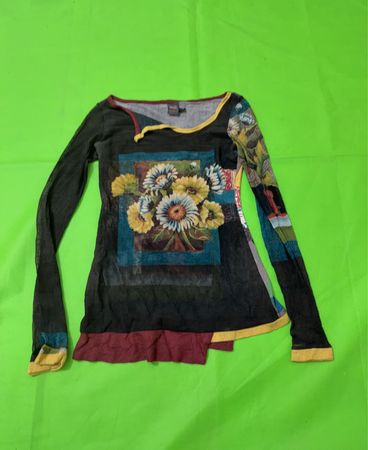 ANAC Long Sleeve Floral Top