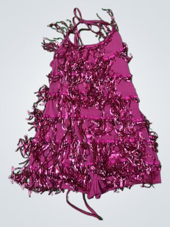 Pink Sequined Top