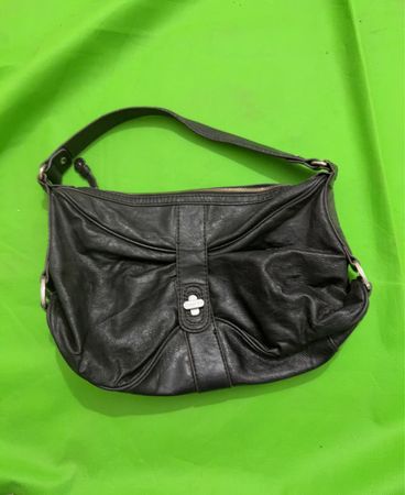 Black Leather Handbag