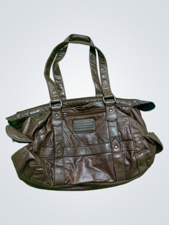 Levi's Brown Faux Leather Shoulder Bag