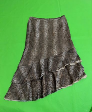 Luis Civit Leopardenmuster Rüschenshirt
