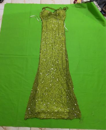 Camille La Vie Sequin Strapless Gown