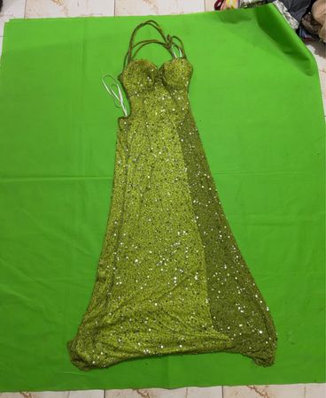 Camille Sequin Halter Neck Dress