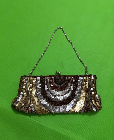 Spring Beaded Clutch Purse