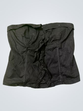 Morgan Black Strapless Corset Top