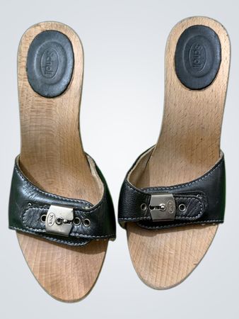 Scholl Wooden Clogs