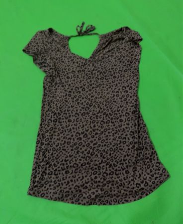 Leopardenmuster Kleid