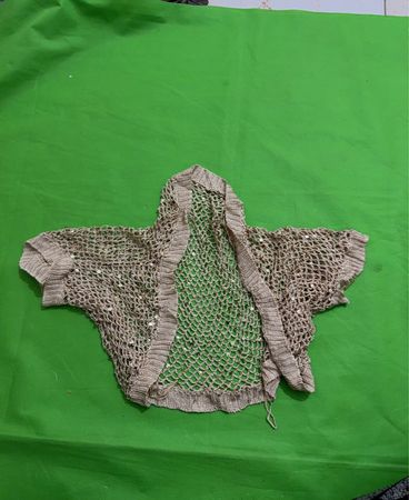 Crocheted Shrug with Sequins