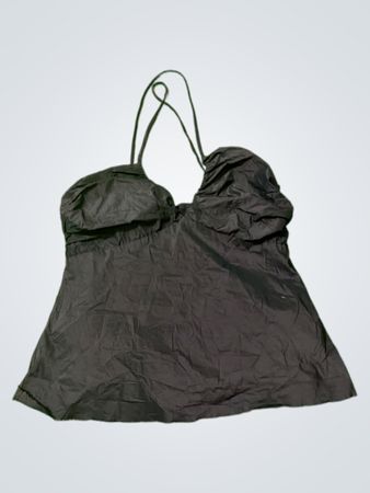 ETXART & PANNNO Schwarzes Haltertop