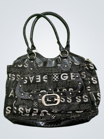 Guess Logo Print Handbag