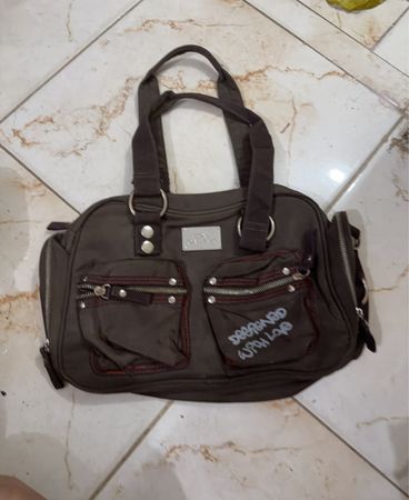 CATWALK handbag with DESIGNED WITH LOVE text