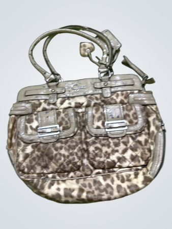 Guess Leopardenprint Satchel Handtasche