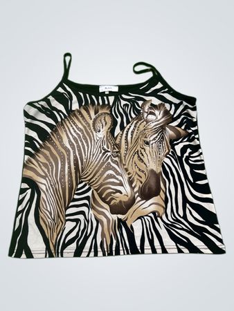 AGASY Women's Zebra Print Camisole