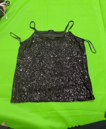 Geliebtes Pailletten-Cami-Top