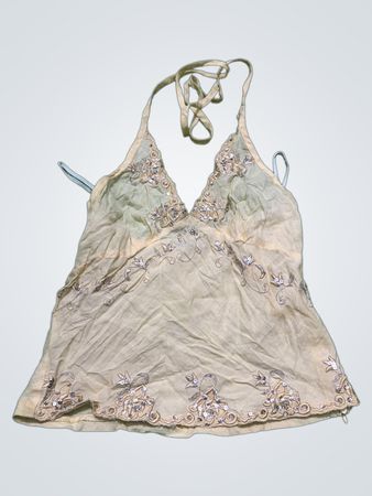 Jane Norman Embellished Halter Top