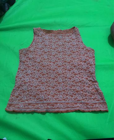 Ärmelloses Top mit Paisleymuster