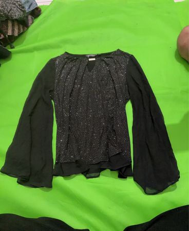 Billie & Blossom schwarze Bluse