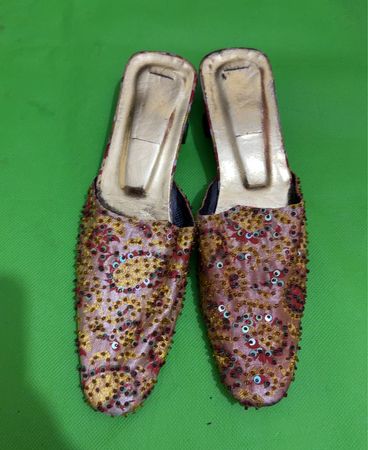 Chaussures à enfiler perles