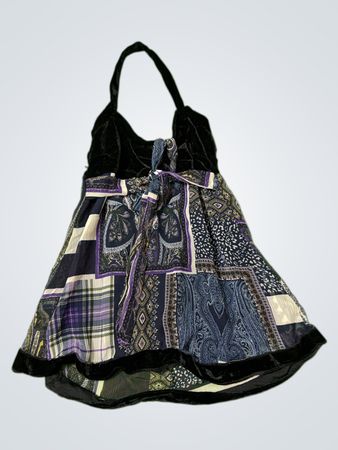 Patchwork Halterkleid