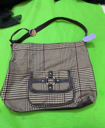 Chaps Est. 1978 Plaid Shoulder Bag
