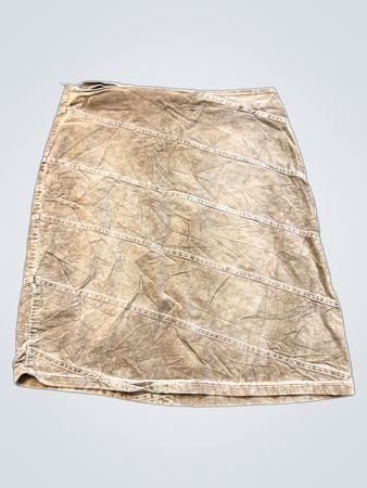 Hellbrauner Cord-Rock