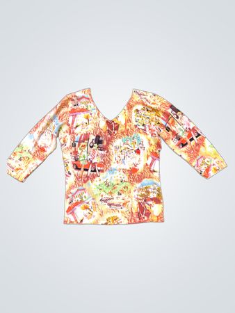 Tulip Damenshirt mit Print und langen Ärmeln