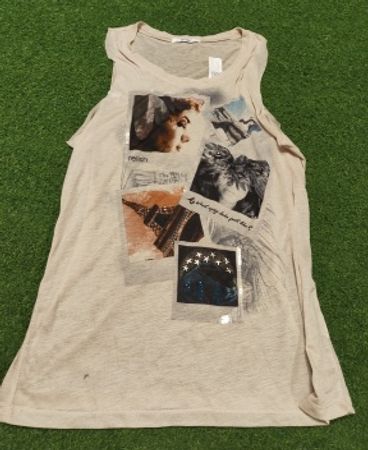 Relish ärmelloses Tanktop mit Grafikdruck