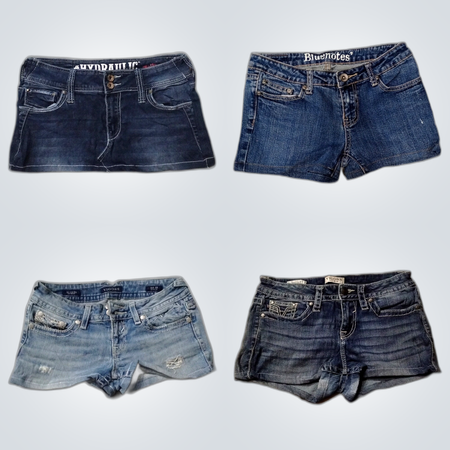 Y2K Denim Shorts Bundle