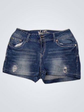 Wallflower Distressed Denim Shorts