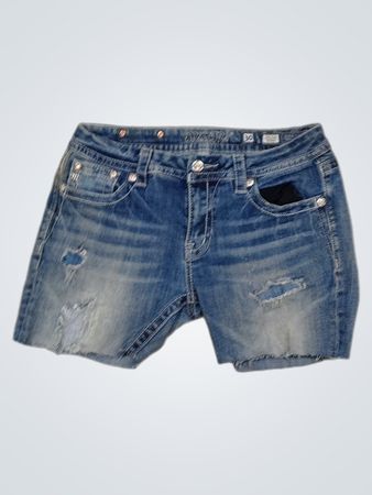 Miss Me Distressed Denim Shorts