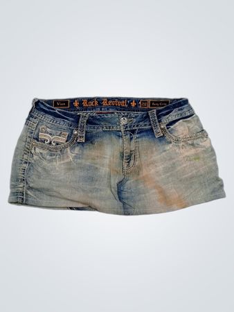 Rock Revival Denim Skirt