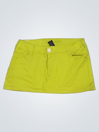 South Pole Lime Green Skirt