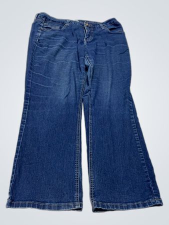 Cleo Petites Blaue Denim-Jeans