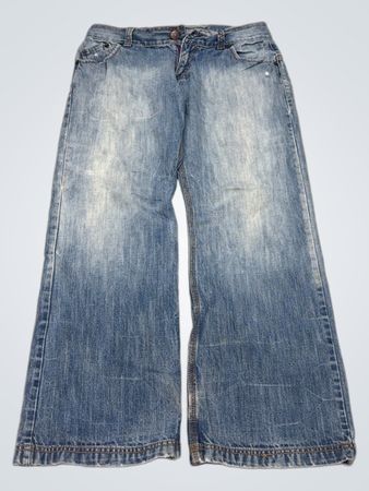 Blaue Jeans aus Denim