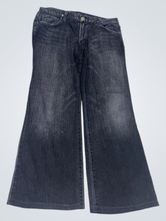 Citizens of Humanity Dark Wash Jeans mit weitem Bein