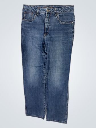 Blaue Denim-Jeans