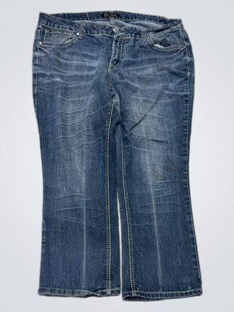 ZCO JEANS Damen Jeans aus blauem Denim