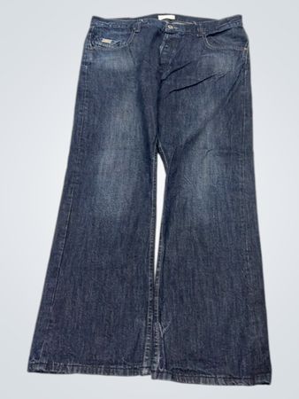 FIRETRAP Jeans da uomo a gamba larga lavaggio scuro