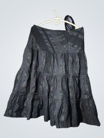 Un Deux Trois Jupe à volants noire