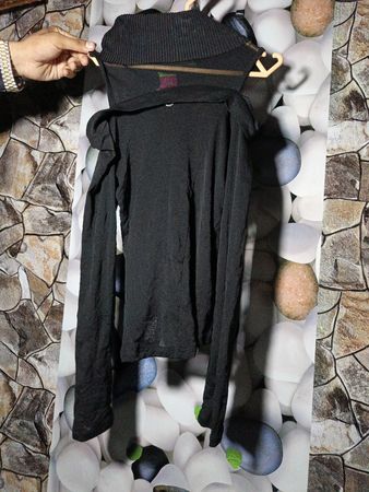 SAVE THE QUEEN! Black Top with Embellishments