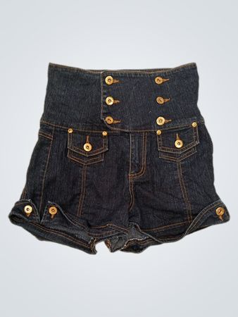 YOUNIQUE Hohe Taillen Jeansshorts
