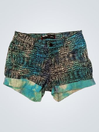BDG "Shortie" Gemusterte Denim-Shorts