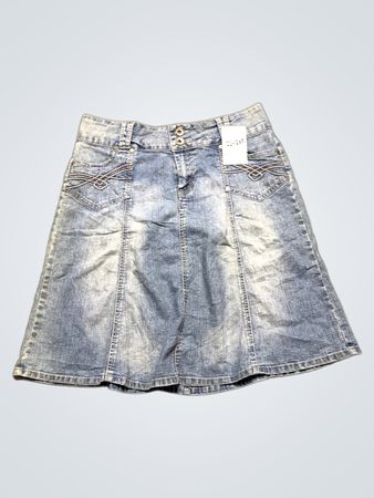 Rewind Denim A-Line Skirt