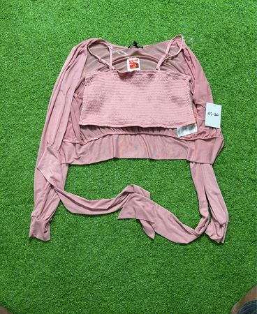 Almost Famous Mesh Long-Sleeve Top