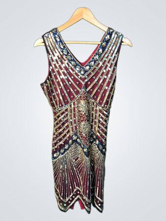 BABEYOND Women's 1920s Sequin Flapper Dress Gatsby Party Dress