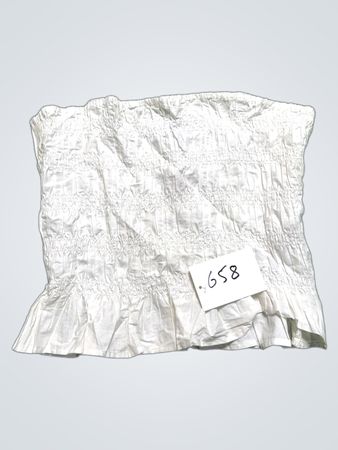 Divided H&M White Smocked Tube Top