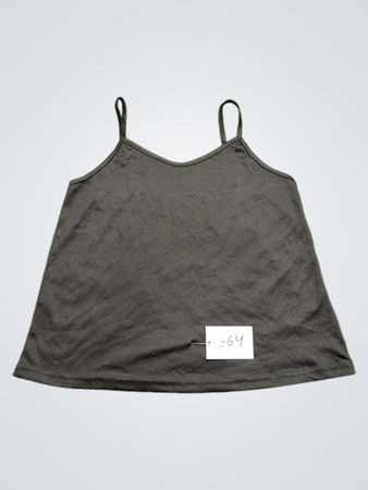 ODDI Black Spaghetti Strap Tank Top